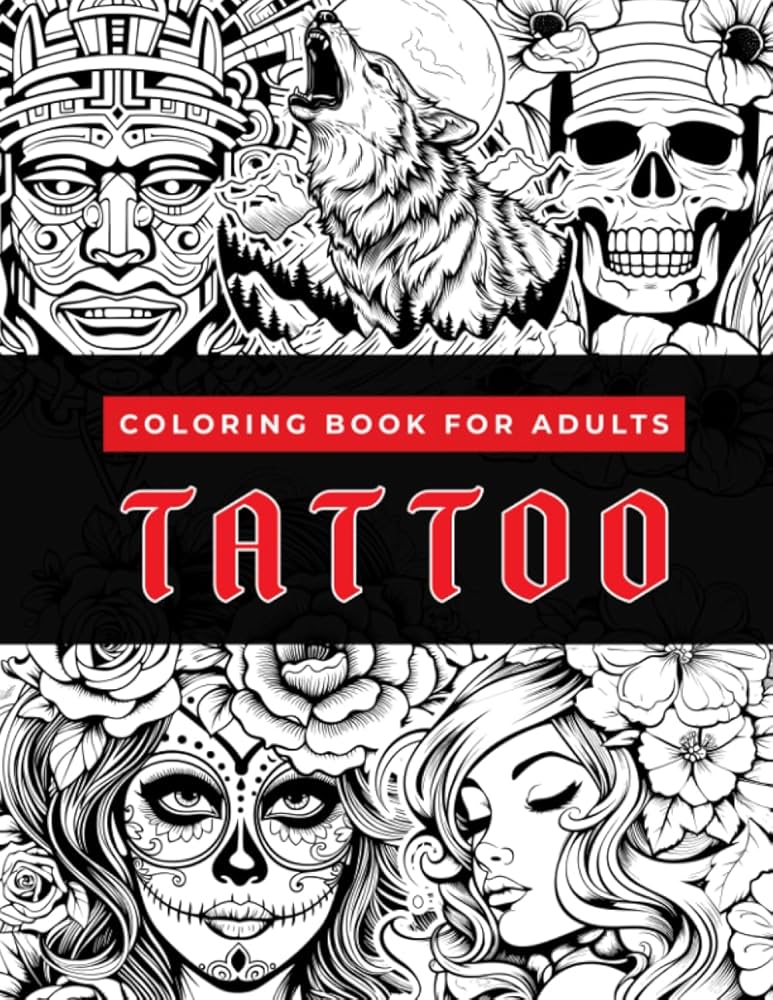 その他 THE TATTOO FLASH COLORING BOOK 81Cc1pT-fJL.jpg?v=1652558462